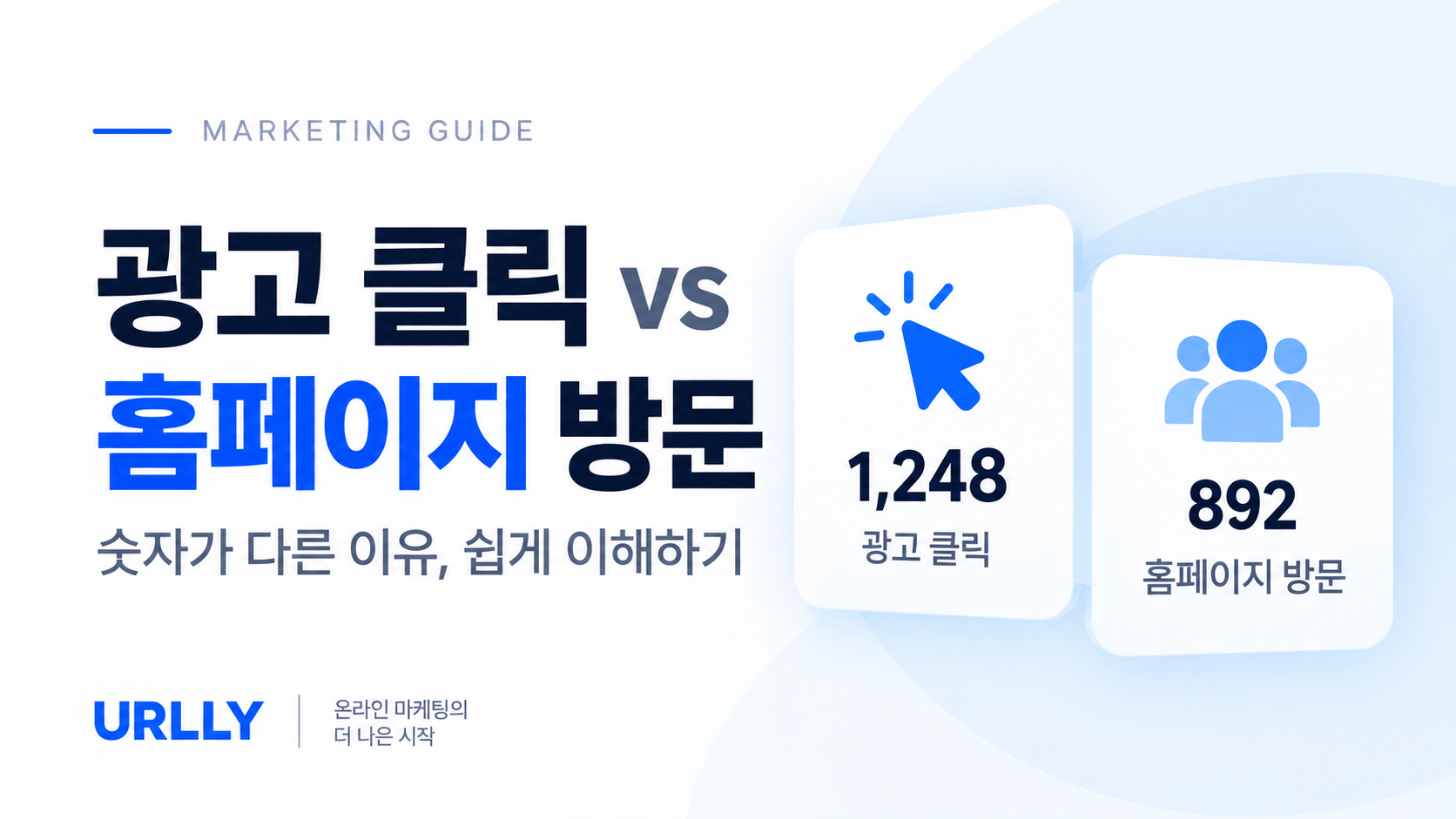 광고 클릭수와 홈페이지 방문수가 왜 다를까요?